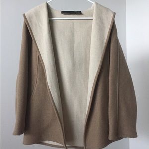 Zara Basic Brown Wool Jacket
